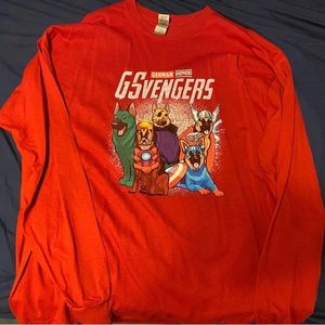 German Shepherd Avengers Long Sleeve Shirt